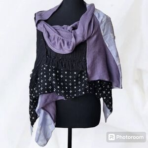 Boho Amethyst Wrap Shawl